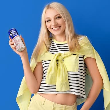 Focus Factor Energy Drink - 12 x 355ml Cans (Fruit Punch Flavour) - with Focus + Energy - Lightly Carbonated, Sugar Free, Low Calorie with Vitamin B6 & Vitamin B12 - Image 6