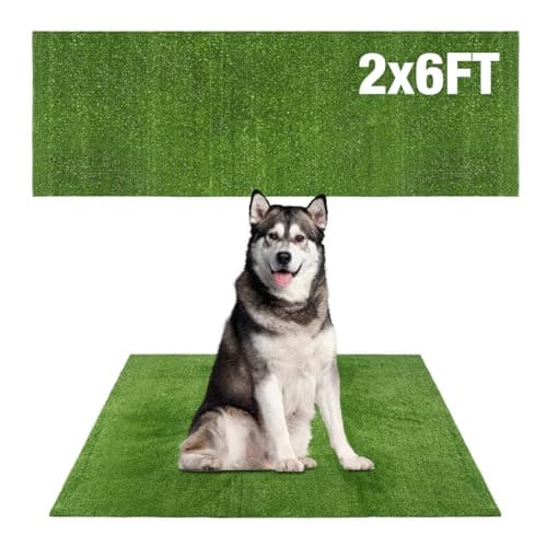 GLOBREEN Grass Pad for Dog Large Size - 2FTx6FT, Dog Potty Training Turf, Indoor Outdoor Pets Pee Fake Grass for Balcony Patio Yard - Image 1