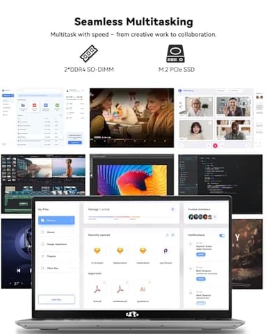 NIMO 15.6'' IPS FHD-Student-Laptop, 32GB RAM 1TB SSD AMD Ryzen 5(Beat i5-1135G7, 4 Cores Up to 3.7GHz) Computer with 65W Type-C, 2 Years Warranty, Fingerprint, Backlit Keyboard, BT5.2, Numpad, Blue - Image 9