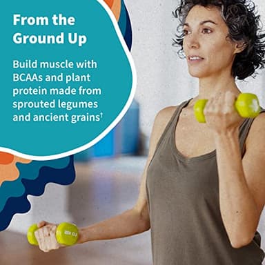 Garden of Life Organic Vegan Protein Powder, Plant Based & BCAAs, Organic Protein Powder with Probiotics & Enzymes, Non-GMO, Gluten-Free Lactose Free 1.2 LB - Image 5