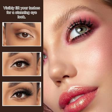 Blackthrives Mascara Liquid Lash Extensions Cosmetics, Premium Waterproof Smudge-Proof Natural No Clumping Thick and Volumising & Lengthening Lasting All Day (Rich Black） - Image 5