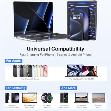 USB C to USB C Cable 3/6/10 FT for iPhone 16 15 Pro Max,Long C to C Cable Fast Charging Cord Braided for iPhone 16 15 Pro/16 15 Plus/16e,MacBook,iPad 10/11th 60W-Purple - Image 5