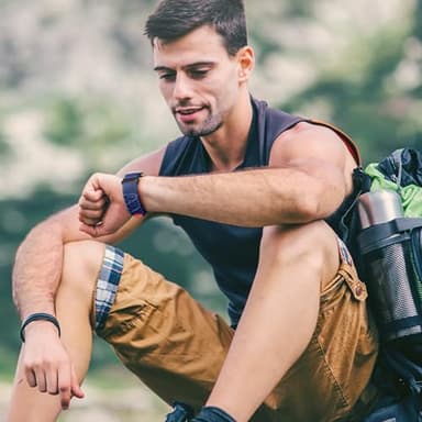 Bandletic Rugged Nylon Bands Compatible with Apple Watch 11 10 Band 42mm 38mm 40mm 41mm Men, Tactical Sport Loop Wristbands Strap for iWatch Series 11 10 9 8 7 6 5 4 SE 3 2 1, M-Blue - Image 8