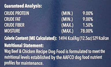 Amazon Brand - Wag Pate Canned Dog Food, Beef & Chicken Recipe, 12.5 oz Can (Pack of 12) - Image 8