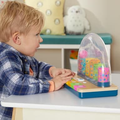 Playskool Little Wonders Pop-A-Tune - Toy - Colorful Tubes & Keys Teach Cause & Effect - Silly Sounds and Classic Piano - for 12 Months+ - Image 2