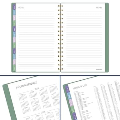 AT-A-GLANCE 2025 Planner, Weekly & Monthly, 5-1/2" x 8-1/2" Small, Badge, Tile (1722T-200-25) - Image 9