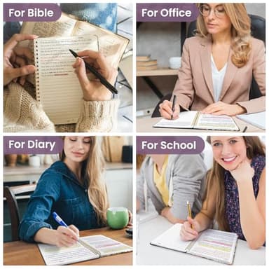 Taja Lined Spiral Journal Notebook for Women, A5 Cute College Ruled Hardcover Notebook for Work & Note Taking, Pretty Journal for Writing, 140 Pages, Flower Garden - Image 7