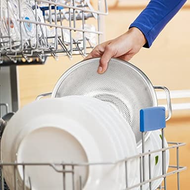 Gulex Colander Stainless Steel 3-Quart, Strainer for Kitchen Food, Dishwasher Safe - Image 6