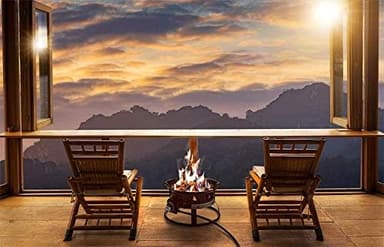 Outland Living Firebowl 893 Deluxe Outdoor Portable Propane Gas Fire Pit with Cover & Carry Kit, 19-Inch Diameter 58,000 BTU, Black - Image 3