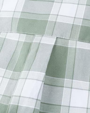 Alimens & Gentle Mens Short Sleeve Oxford Shirt Regular Fit Button Down Collar Shirts with Pocket - Image 3