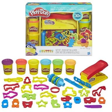 Play-Doh Fun Factory Deluxe Set, 31 Tools & 6 Cans, Back to School Gifts & Prizes, Kids Arts & Crafts, Preschool Toys, Ages 3+ (Amazon Exclusive) - Image 3