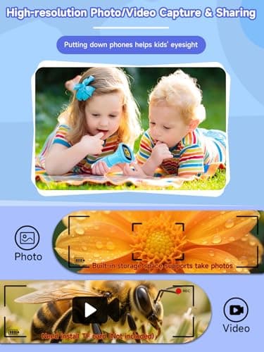 Acoath Microscope for Kids, 1000X Handheld Digital Miniscope with 2.0" Screen, Portable Pocket Microscope Education Toys Gifts for Age 3 4 5 6 7 8 9 10 Girls Boys - Image 4