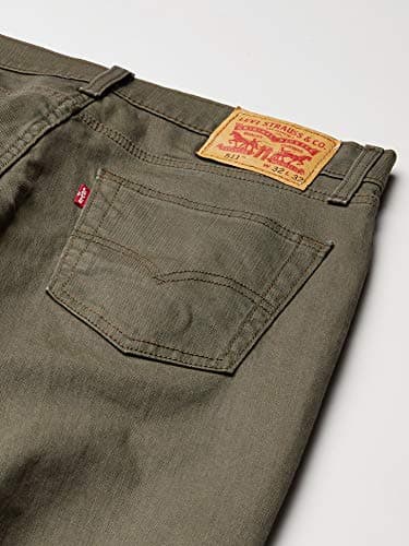 Levi's Men's 511 Slim Fit Jeans (Also Available in Big & Tall), New Khaki 3D-Stretch, 32W x 34L - Image 5