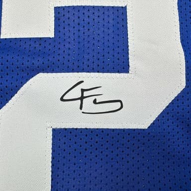 Facsimile Autographed Cooper Flagg Duke Blue Reprint Laser Auto College Basketball Jersey Size Men's XL - Image 2