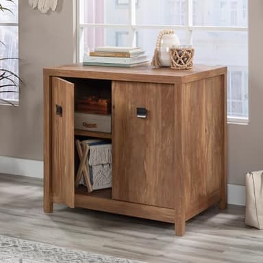 Sauder Cannery Bridge 2-Door Base Cabinet, Sindoori Mango Finish - Image 2