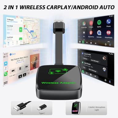 Omeyo Wireless CarPlay Adapter for Apple, Converts Wired CarPlay to Wireless CarPlay, Dongle for Wireless Control Plug & Play Carplay Fit for Cars from 2017 & for Apple iPhone iOS 10+ - Image 4
