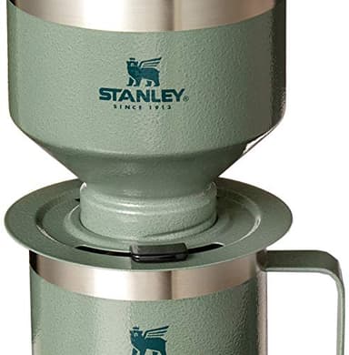 Stanley Perfect Brew Pour Over Set | 12 oz Camp Mug with Lid Included | Drip Coffee Maker with Reusable Filter | Insulated Stainless Steel | BPA-Free | Hammertone Green - Image 2