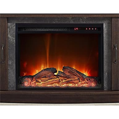 Ameriwood Home Barrow Creek Fireplace Console with Glass Doors for TVs up to 60", Espresso - Image 8