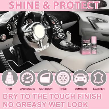 Timeno 2025 New Polishing Cleaner Car Interior, Interior All Purpose Car Cleaner for Rubber, Leather (2) - Image 2