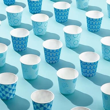 [800Pack] 3 oz Paper Cups, Small Mouthwash Cups, Disposable Bathroom Cups, Paper Cups for Party, Picnic, BBQ, Travel, and Event, Assorted designs - Image 7