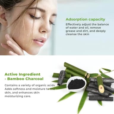 Blackhead Remover Mask, Charcoal Peel Off Face Mask, Blackhead Remover, Pore Cleaner for Men & Women, 2.7 fl oz - Image 5