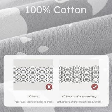 Yoofoss Baby Sleep Sack 6-12 Months Wearable Blanket for Babies 100% Organic Cotton 2-Way Zipper TOG 0.5 Toddler Sleeping Sack 3 Pack, Comfy Lightweight Sleep Sacks - Image 3