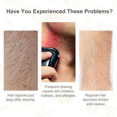 2PCS Cyperus Rotundus Oil, Natural Cyperus Rotundus Oil For Hair Removal, Reduces Unwanted Hair Growth, Moisturizes & Soothes The Skin, Suitable For All Skin Types - Image 5