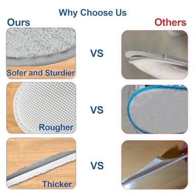 CarryEpic Disposable Slippers (6 Pairs) for Guest, Spa Hotel House Slippers for Shoeless Home Bulk Indoor Slippers for Women Men pantuflas desechables para invitados Gray Brown - Image 5