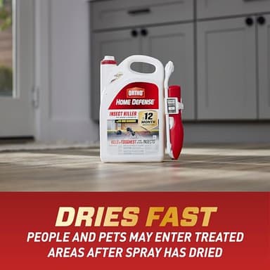 Ortho Home Defense Insect Killer for Indoor & Perimeter2 with Comfort Wand, Controls Ants, Roaches, and Spiders, 1.1 gal - Image 8