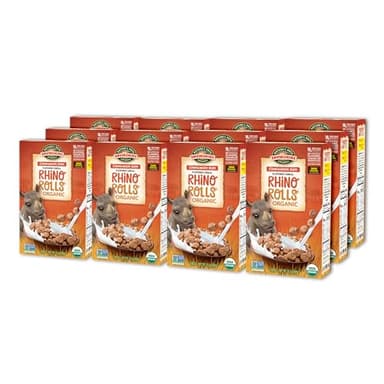 EnviroKidz Organic Rhino Rolls Cereal, 9.5 oz (Pack of 12), Cinnamon Bun, Gluten Free, Non-GMO, by Nature's Path - Image 3