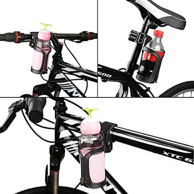 Accmor Stroller Cup Holder, Universal Cup Holder for Uppababy, Nuna, Doona Strollers, 360 ° Rotatable Bottle Holder for Stroller, Bike, Wheelchair, Walker, Scooter - Image 5