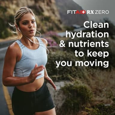 Lifeaid Fitaid Rx + Creatine Drink, Blue Raspberry, Zero Sugar, Vegan, Kosher, Keto Friendly, Gluten Free, 12 Fluid Ounce (Pack of 12) - Image 8