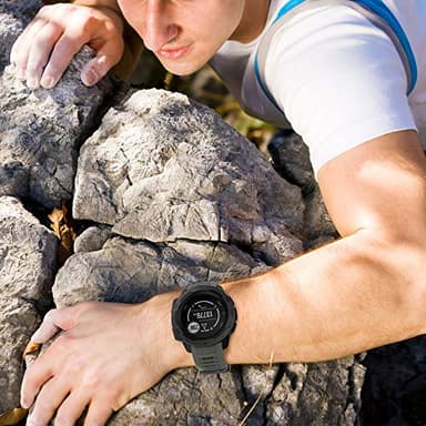 NotoCity for Garmin Instinct Band, Soft Silicone Replacement Watch Strap Compatible with Garmin Instinct 2/ Solar/Tactical(Army Green) - Image 5