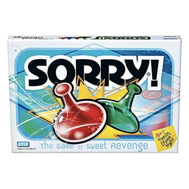 Hasbro Gaming Sorry! Family Board Games for Kids and Adults, 2 to 4 Players, Ages 6 and Up (Amazon Exclusive) - Image 1