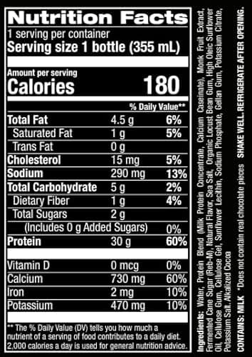 Jocko Mölk 30g Grass Fed Protein Shakes – No Added Sugar Protein Drinks KETO Friendly - Ready to Drink 12 FL Oz (Pack of 12) Chocolate - Image 2