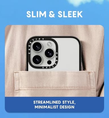 CASETiFY Compact iPhone 13 Pro Case [4 ft. 2X Military Grade Drop Protection/Slim/Lightweight] - Lazy Daisy - Clear Black - Image 4