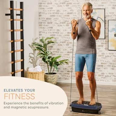 Lifepro Vibration Plate Exercise Machine with Magnetic Acupoints - Full Body Vibration Platform for Beginners and Recovery - Ideal Lymphatic Drainage Massager for Muscle Toning and Overall Fitness - Image 2