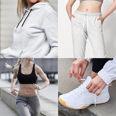 BEVTEE 12 Pcs Drawstring Cord, 60 Inch Hoodie String Replacement, Draw String with Threader Tool for Sweatpants Pants (Black/White) - Image 7