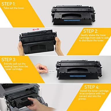 V4INK High Yield Compatible 49X 53X Toner Cartridge Replacement for HP 53X Q7553X 49X Q5949X for use in HP LaserJet P2015dn P2015 P2015d 1320 1320n 3390 3392 M2727nf P2014 P2010 Printer (Black,1 Pack) - Image 5