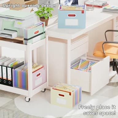 ThinkTex Accordion File Organizer, 12 - Pocket Expanding File Folders Upright & Open Top,for Paper Receipts, Bills&Taxes Organizer, Letter/A4 Size for School, Office, Home with tab-Pinkish Purple - Image 7