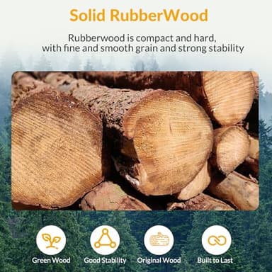 PrimeZone Swivel Bar Stools Set of 4, 34 Inch Extra Tall Bar Height Barstools, Black Faux Leather Bar Stool with High Backrest, Solid Wood Leg, Wrap-Around Footrest, Counter Stools for Pub - Image 7