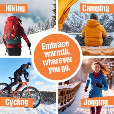 Natural Hand Warmers Disposable - Air Activated 11 Hours of Consistent Natural Heat Handwarmers Pack - Easy Activation | Portable Hot Hands Hand Warmers Bulk, Hot Heat Pack - Image 4