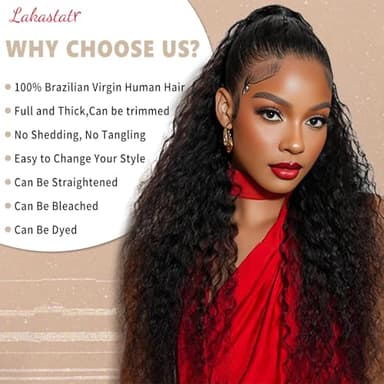 12A Human Hair Bundles 26 28 30 32 Inch 4 Bundles Deep Wave Bundles Human Hair 100% Unprocessed Brazilian Virgin Weave Bundle s Real Natural Black Hair for Women - Image 2