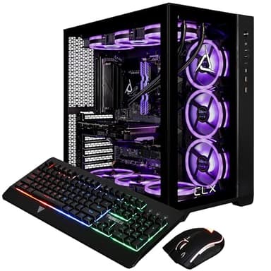 CLX Set Gaming PC - Intel Core i9 14900KF 3.2GHz, GeForce RTX 5070, 2TB NVMe M.2 SSD, 6TB HDD, 64GB DDR5 RGB Memory, 360mm AIO, WiFi, Windows 11 Home, Black - Image 5