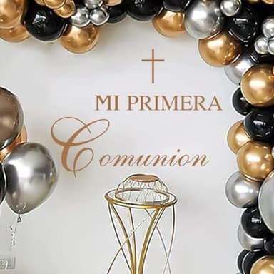 Mi Primera Comunion Spanish Wall Decal, Balloon Arch Decoration Sticker，Baby Shower Party Decal SignGender Reveal Party Decorations, Arch Decor Baby Party Decorations Vinyl Stickers. - Image 4