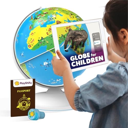 PlayShifu Globe for Children – Orboot Earth: Interactive Kids Globe with 1000+ Facts on Animals, Places & Monuments | Tech-Powered Learning Toy & STEM Gift for Kids Ages 4–10 - Image 1