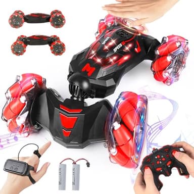 XAMIMM Remote Control Car, Gesture Sensing RC Stunt Car, 4WD Offroad for Rotating, 2.4 Ghz Remote Control and Hand Controlled Twist Cars,Transform RC Cars, Toy Presents for Boys and Girls Age 6-13 - Image 1