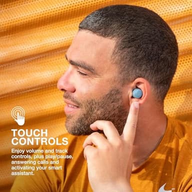 JLab Go Air Pop+ True Wireless Earbuds, in Ear Headphones, Bluetooth Earphones, 35H Playtime Ear Buds, Bluetooth Earbuds with Microphone, USB-C Charging Case, Dual Connect, EQ3 Sound, Slate - Image 4