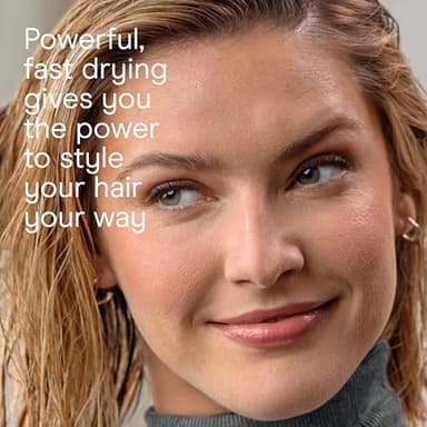 Infiniti PRO by CONAIR DigitalAIRE Hair Dryer Drying Wand, Straightener and Styler, Ionic All-in-One Digital Motor Blow Dryer, Includes 4 High-Performance Attachments, Dark Blue - Image 5