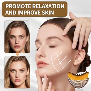 Lymphatic Contour Face Brush,Contour Face Brush for Lymphatic Drainage,Dry Lymphatic Drainage Massager,Ergonomically Designed to Fit The Skin Precisely - Image 5